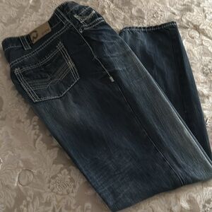 Men's Relaxed-Fit Jeans in Dark Blue Wash